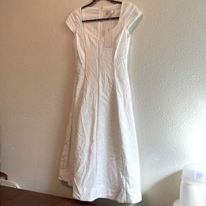 Rachel parcel white lace cap sleeve dress size 0